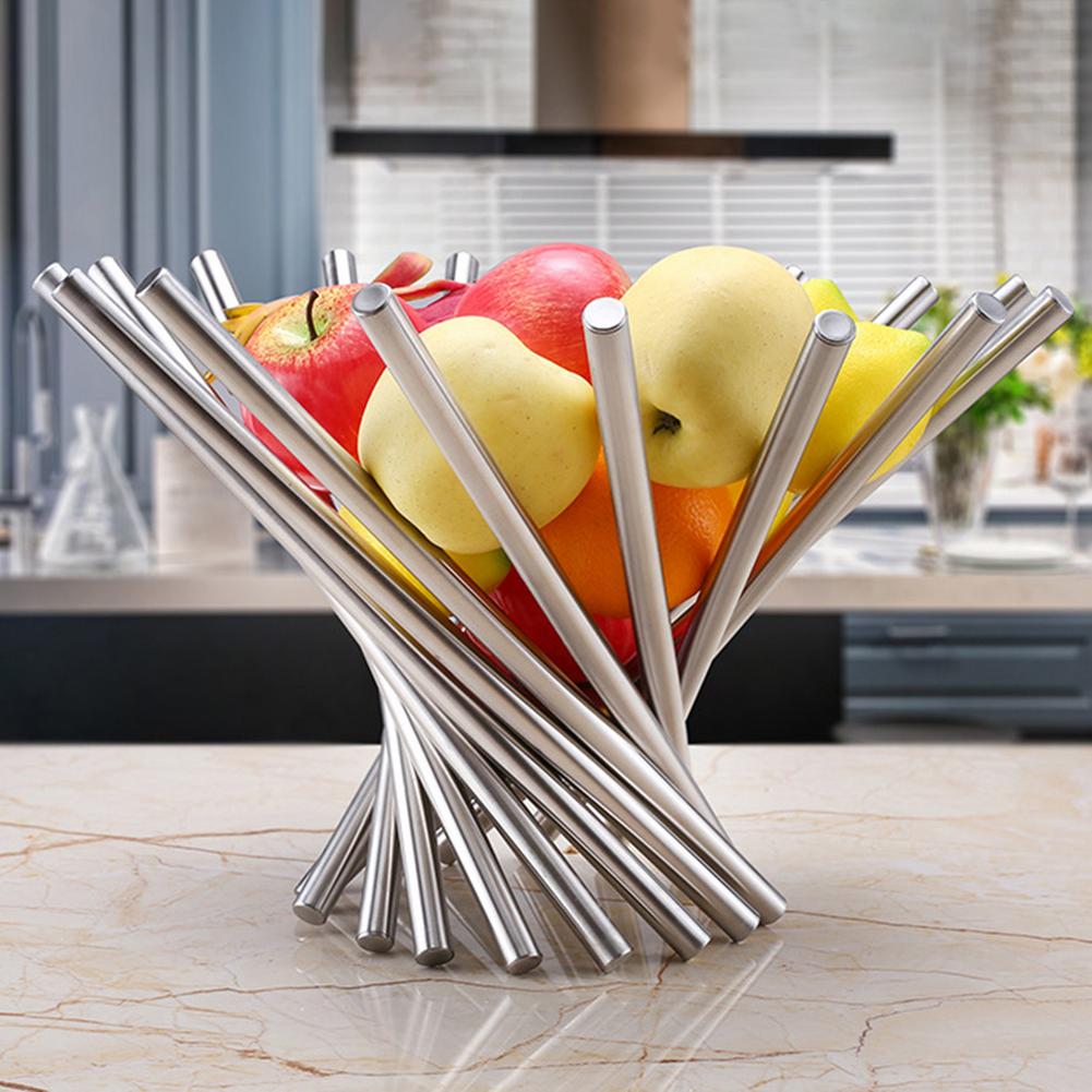 Foldable Stainless Steel Fruit Basket Foldable Stainless Steel Fruit Basket