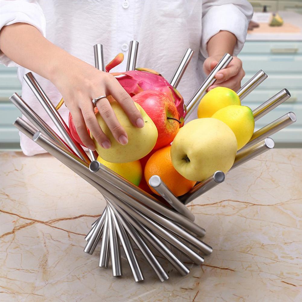 Foldable Stainless Steel Fruit Basket Foldable Stainless Steel Fruit Basket