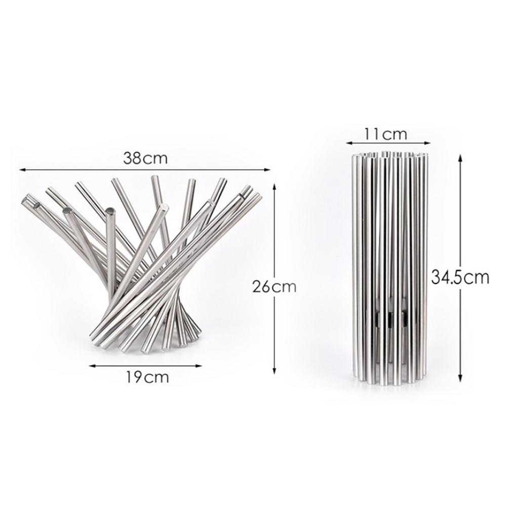 Foldable Stainless Steel Fruit Basket Foldable Stainless Steel Fruit Basket