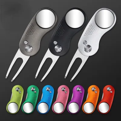 Foldable Stainless Steel Golf Divot Repair Tool Foldable Stainless Steel Golf Divot Repair Tool