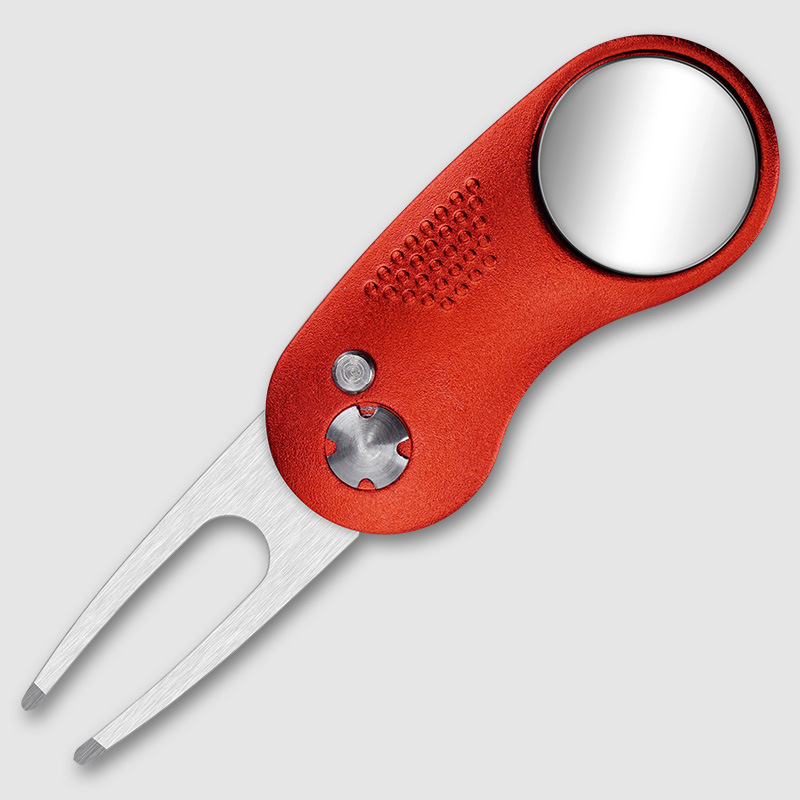 Foldable Stainless Steel Golf Divot Repair Tool Foldable Stainless Steel Golf Divot Repair Tool