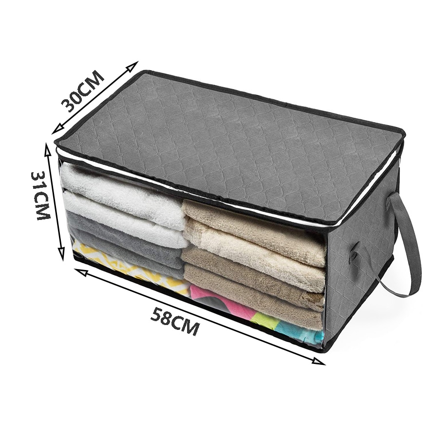 Foldable Storage Box Dustproof Organizer