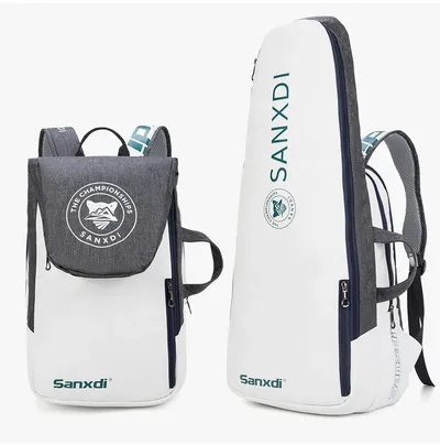 Foldable Tennis Paddle Backpack Squash Badminton Racket Bag Padel Racquetball Carrying Handbag Man Large Capacity