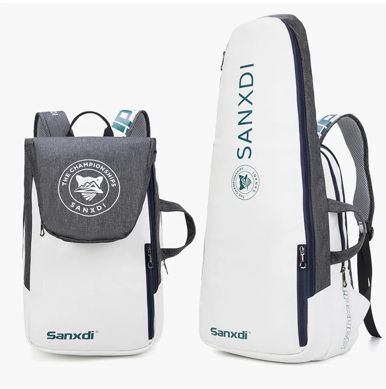 Foldable Tennis Paddle Backpack Squash Badminton Racket Bag Padel Racquetball Carrying Handbag Man Large Capacity