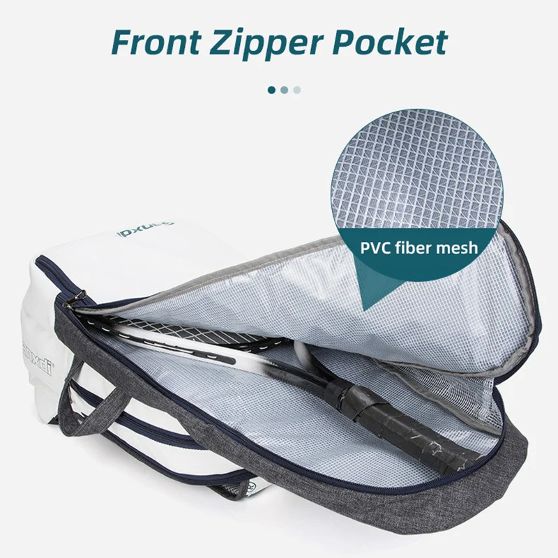 Foldable Tennis Paddle Backpack Squash Badminton Racket Bag Padel Racquetball Carrying Handbag Man Large Capacity