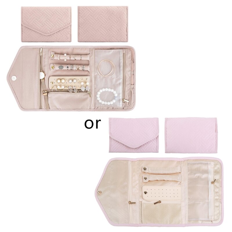 Foldable Traveling Jewelry Pouch Foldable Traveling Jewelry Pouch