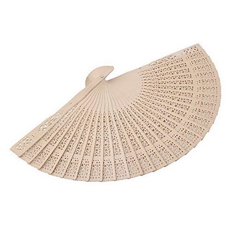Foldable Wooden Hand Held Fan