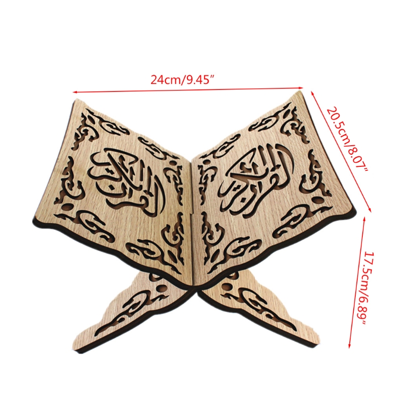 Foldable Wooden Quran Book Stand