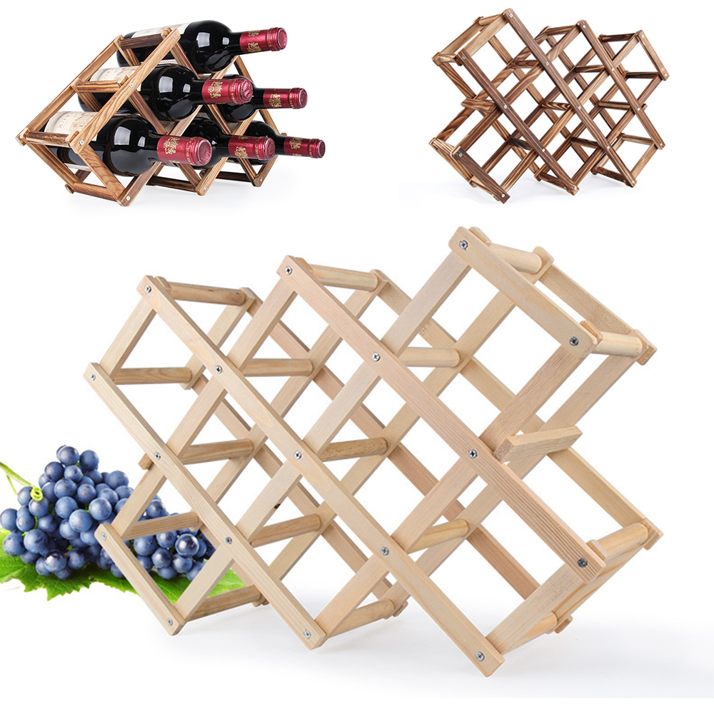 Foldable Wooden Wine Holder Foldable Wooden Wine Holder