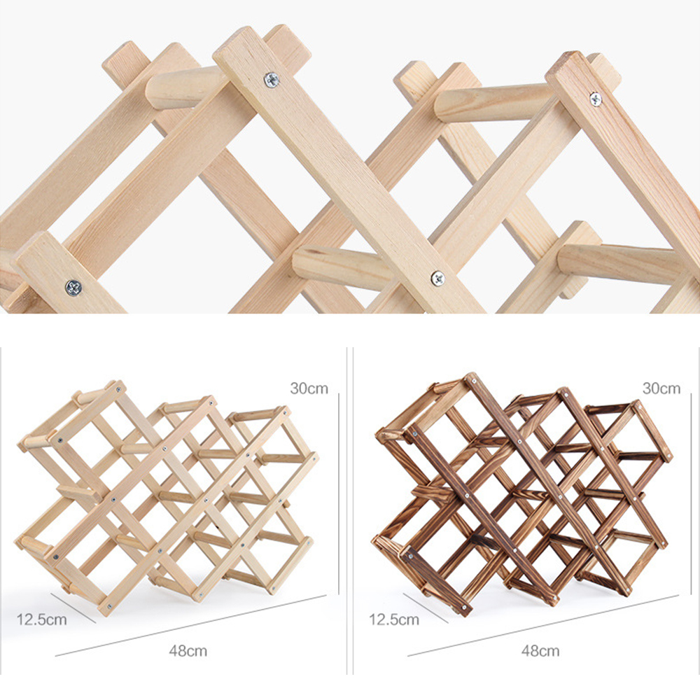 Foldable Wooden Wine Holder Foldable Wooden Wine Holder