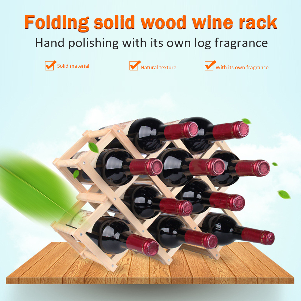 Foldable Wooden Wine Holder Foldable Wooden Wine Holder