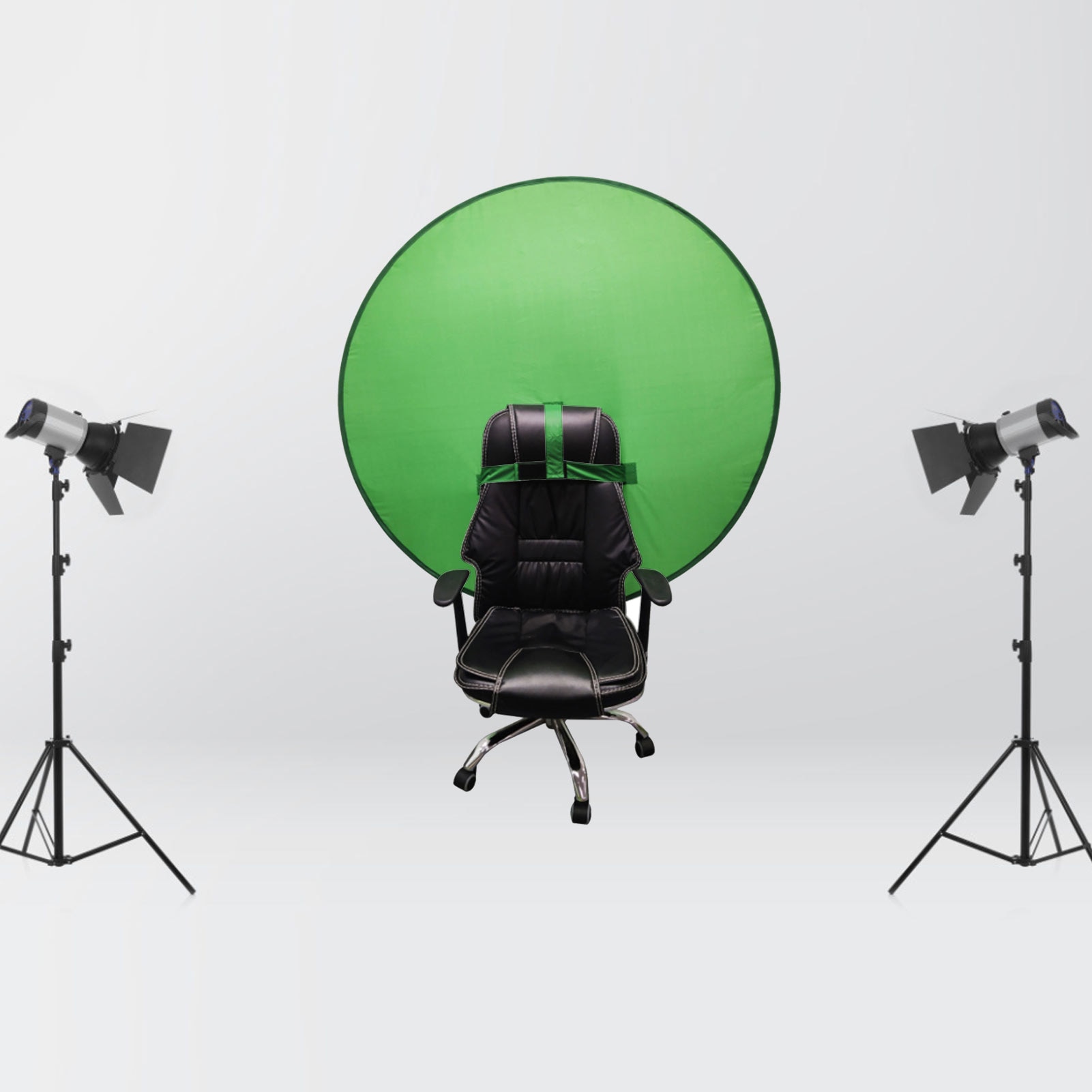 Folding Green Screen for Chair Portable Backdrop Folding Green Screen for Chair Portable Backdrop