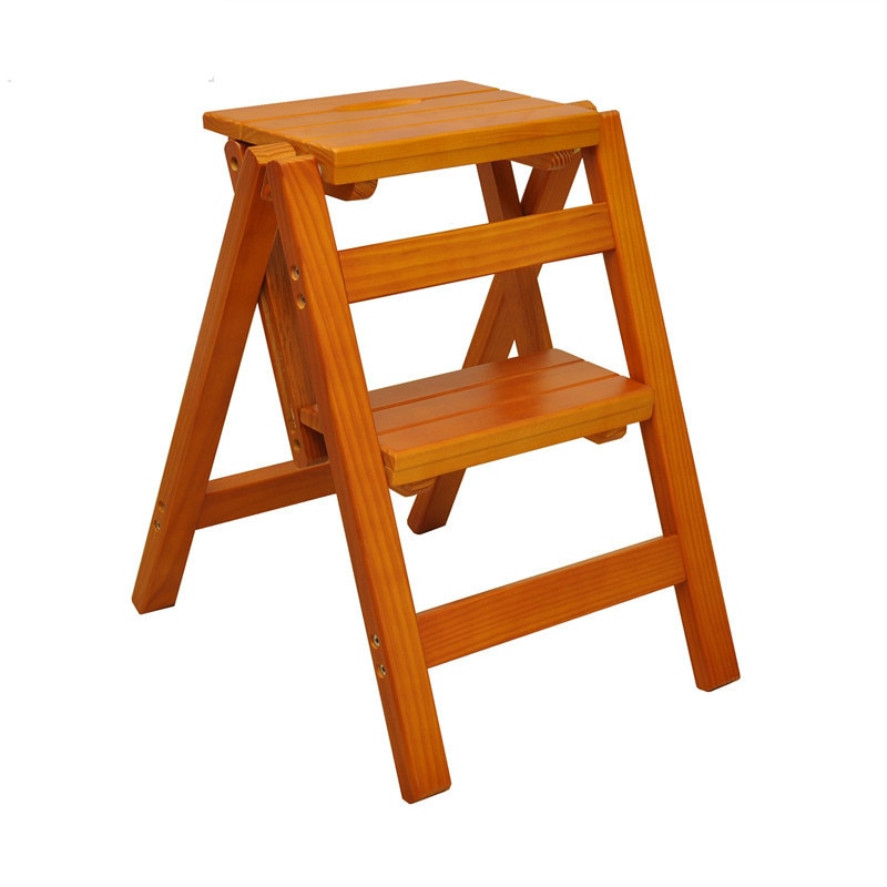 Folding Ladder Wooden Material Folding Ladder Wooden Material