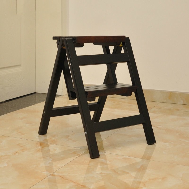 Folding Ladder Wooden Material Folding Ladder Wooden Material
