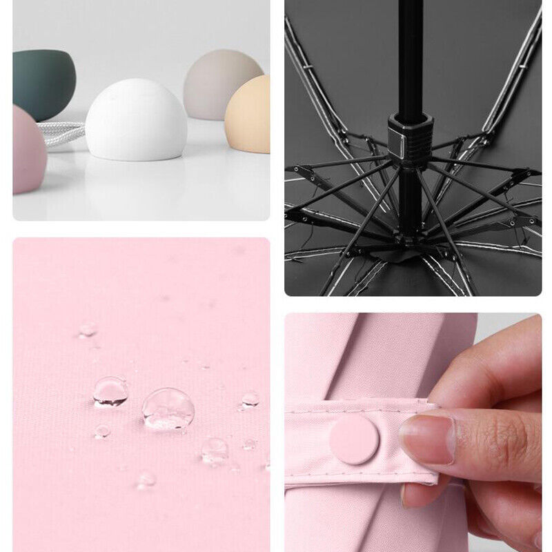 Folding Lightweight Windproof Mini Umbrella Rain Portable Travel Capsule