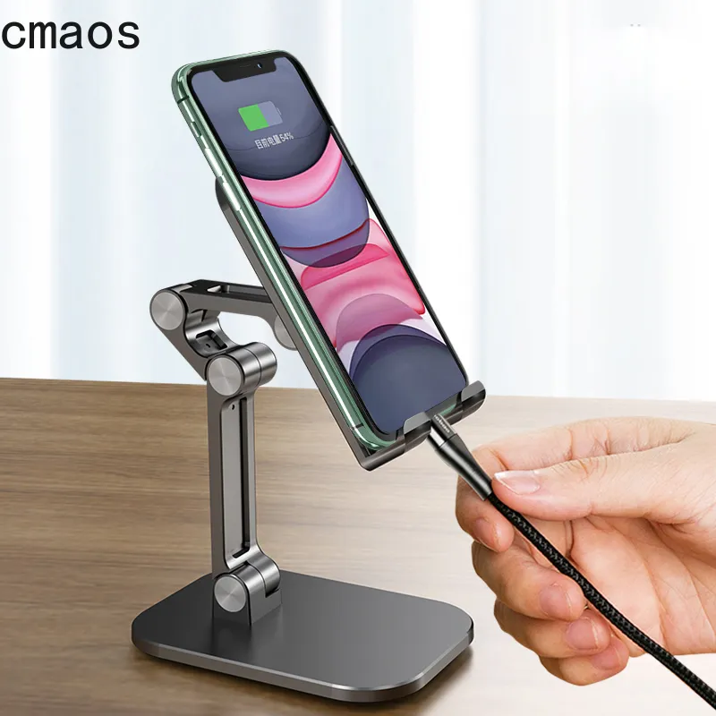 Folding Phone Stand Three Sections Holder Flexible Adjustable for iPad Smartphone Tablets Stand Folding Phone Stand Three Sections Holder Flexible Adjustable for iPad Smartphone Tablets Stand
