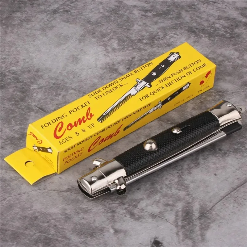 Folding Pocket Comb for Hair and Beard