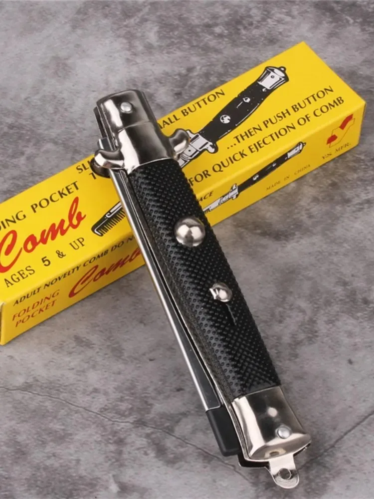 Folding Pocket Comb for Hair and Beard