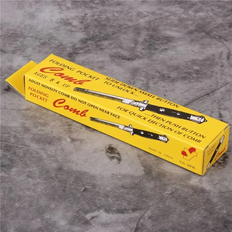 Folding Pocket Comb for Hair and Beard
