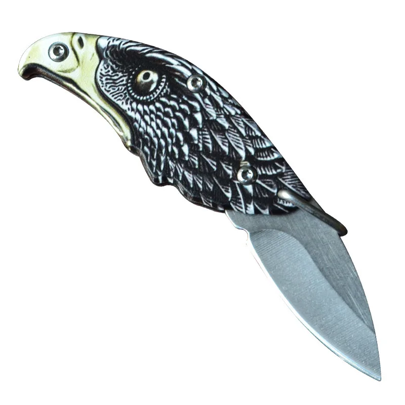 Folding Pocket Knife in the Design of an Eagle