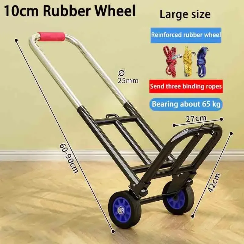 Folding Retractable Trolley Folding Hand Truck Handling Household Magic Trailer Shopping Cart Trolley Portable Luggage