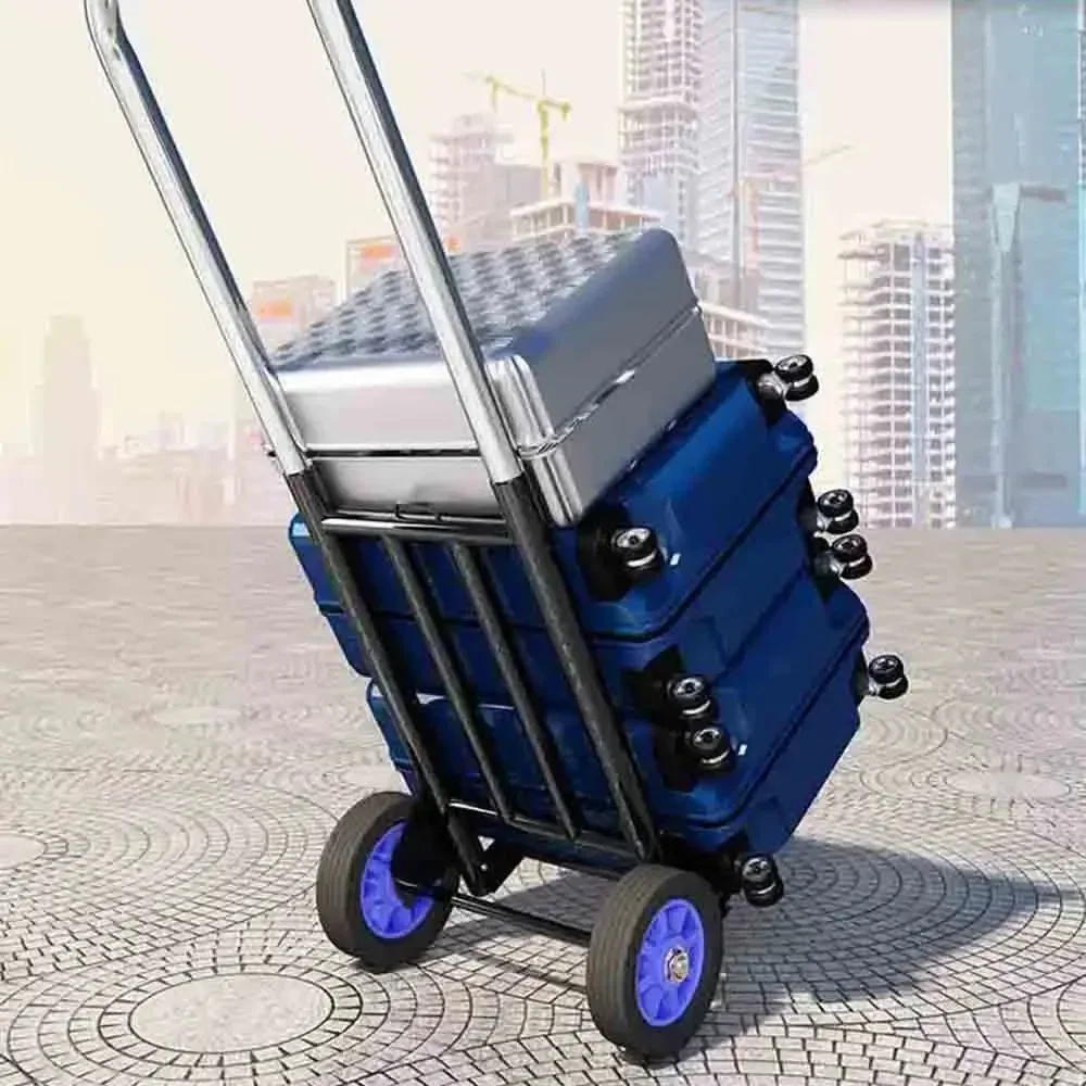 Folding Retractable Trolley Folding Hand Truck Handling Household Magic Trailer Shopping Cart Trolley Portable Luggage