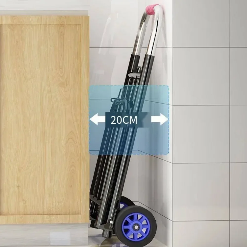 Folding Retractable Trolley Folding Hand Truck Handling Household Magic Trailer Shopping Cart Trolley Portable Luggage
