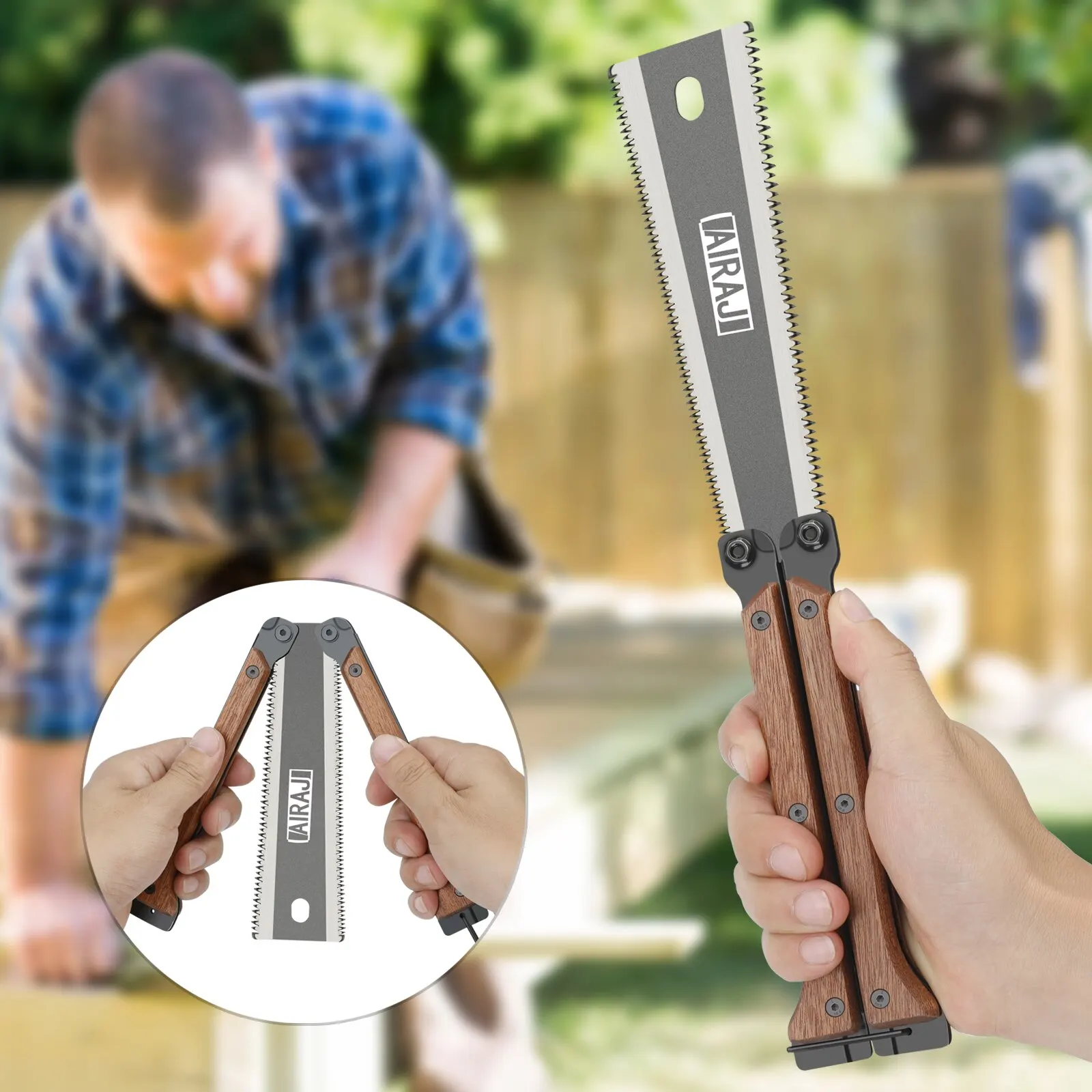 Folding Saw SK5 Steel Pocket Garden Saw Japanese Saw, Flush Cut Trim Saw For Woodworking Folding Saw SK5 Steel Pocket Garden Saw Japanese Saw, Flush Cut Trim Saw For Woodworking