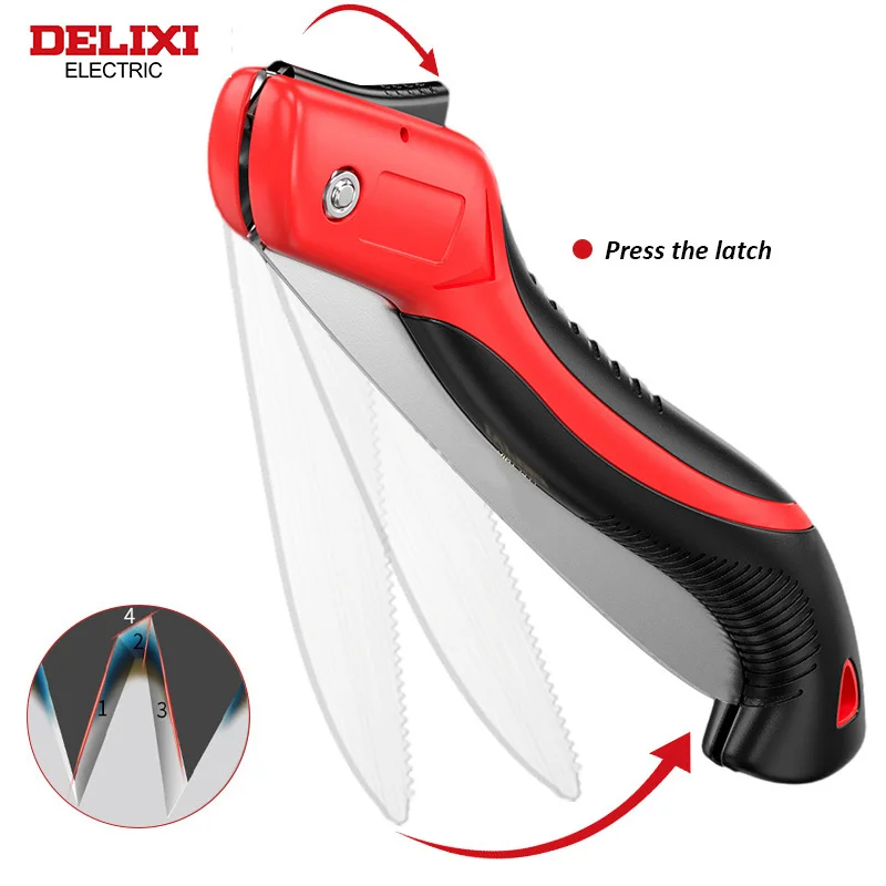 Folding Saw SK9 steel One-button Folding Design Sharp Cutting Wood Camping GardensPruning Saw Tree Chopper Knife Folding Saw SK9 steel One-button Folding Design Sharp Cutting Wood Camping GardensPruning Saw Tree Chopper Knife