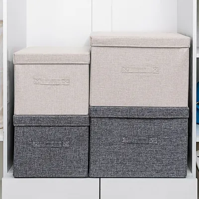 Folding Storage Box Fabric Basket