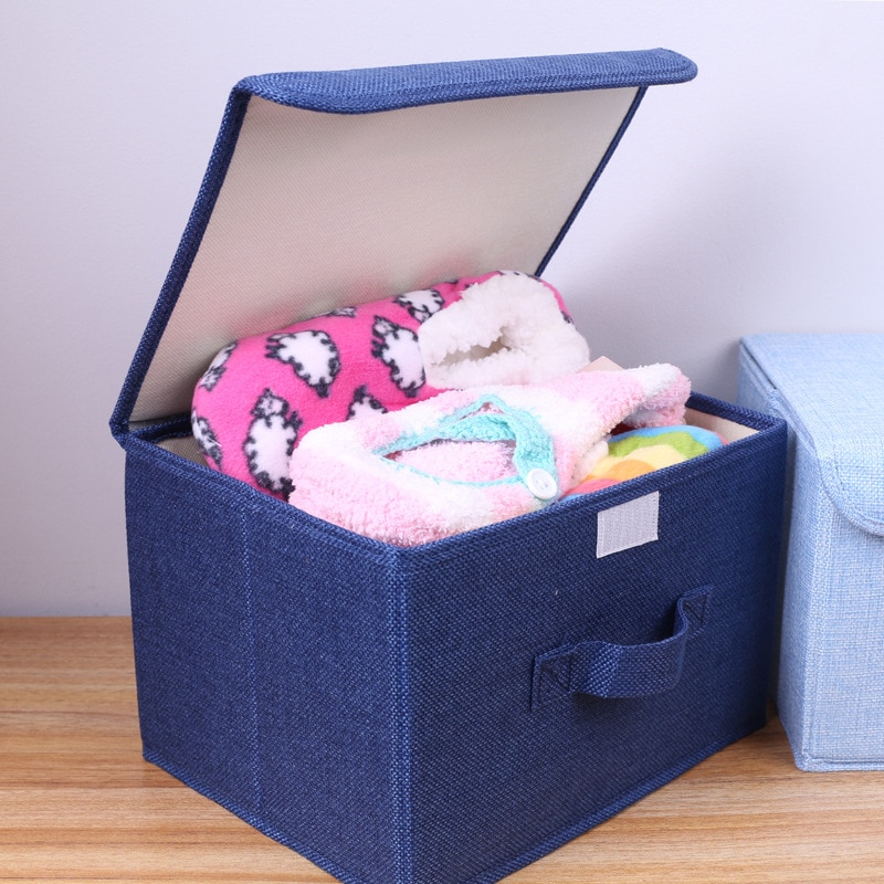 Folding Storage Box Fabric Basket