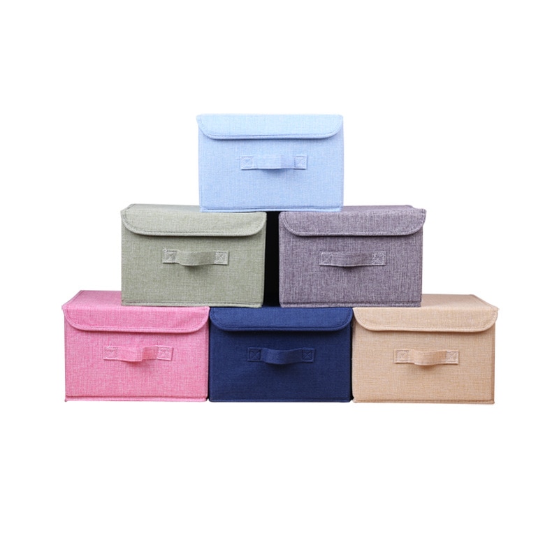Folding Storage Box Fabric Basket