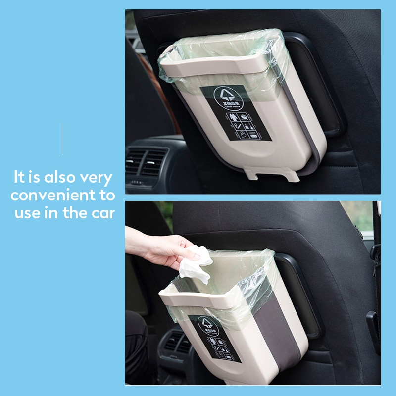 Folding Waste Bin Hanging Trash Can Folding Waste Bin Hanging Trash Can
