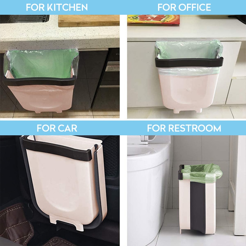 Folding Waste Bin Hanging Trash Can Folding Waste Bin Hanging Trash Can