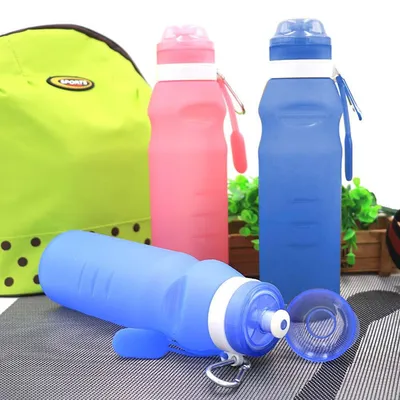 Folding Water Bottle Collapsible Flask Folding Water Bottle Collapsible Flask