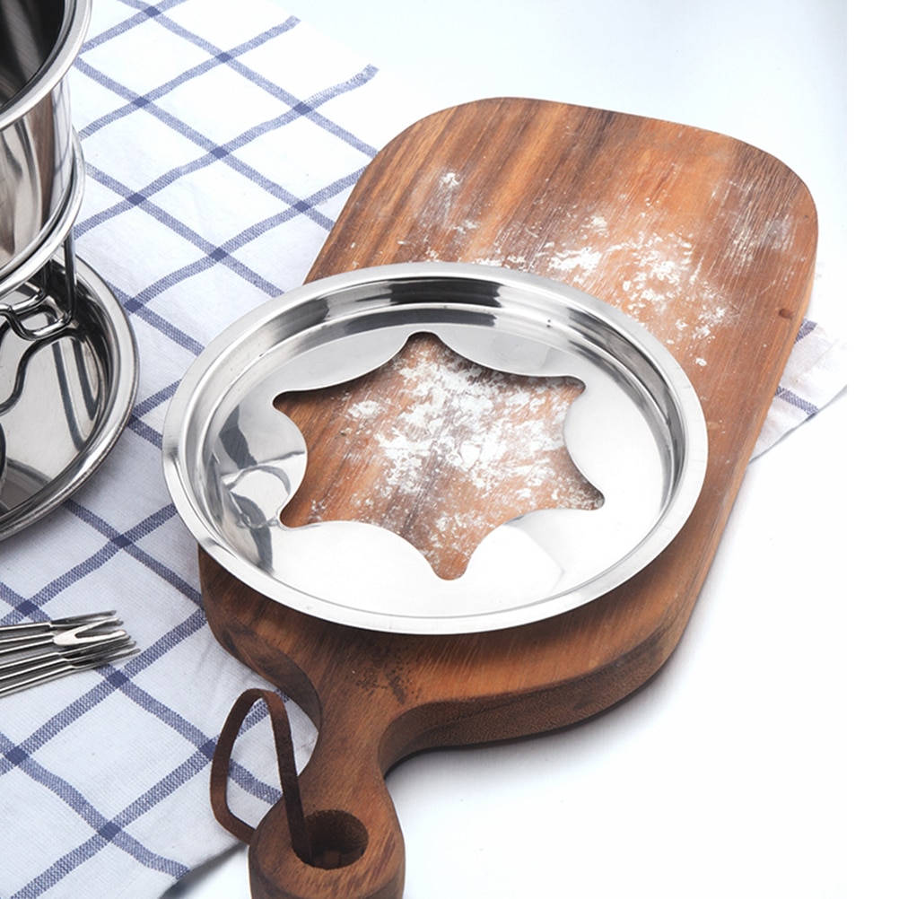 Fondue Set 10PC Stainless Steel Set Fondue Set 10PC Stainless Steel Set