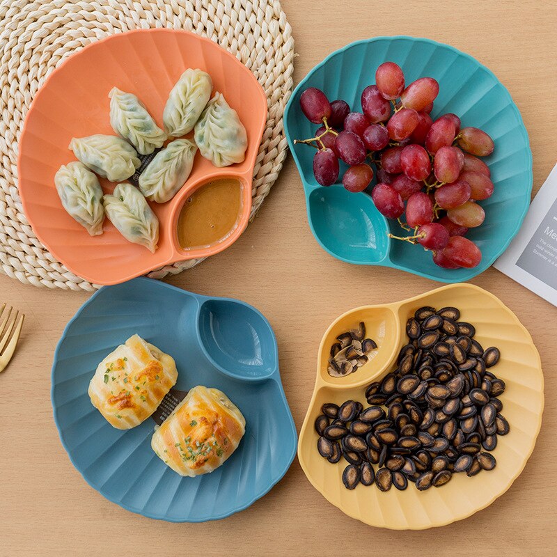 Food Grade Plastic Shell Shaped Plate Food Grade Plastic Shell Shaped Plate