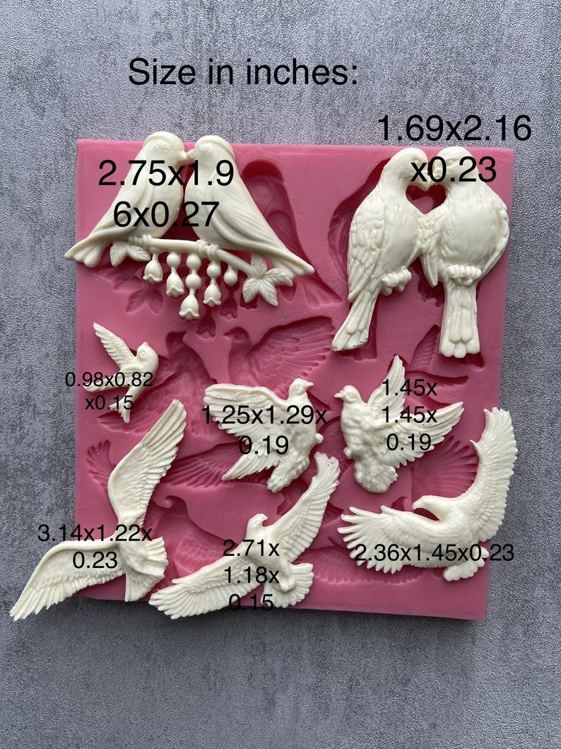 Food Grade Silicone Bird Mold Food Grade Silicone Bird Mold