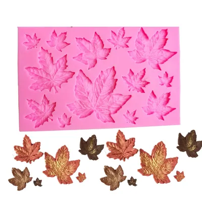 Food Grade Silicone Maple Leaf Mold