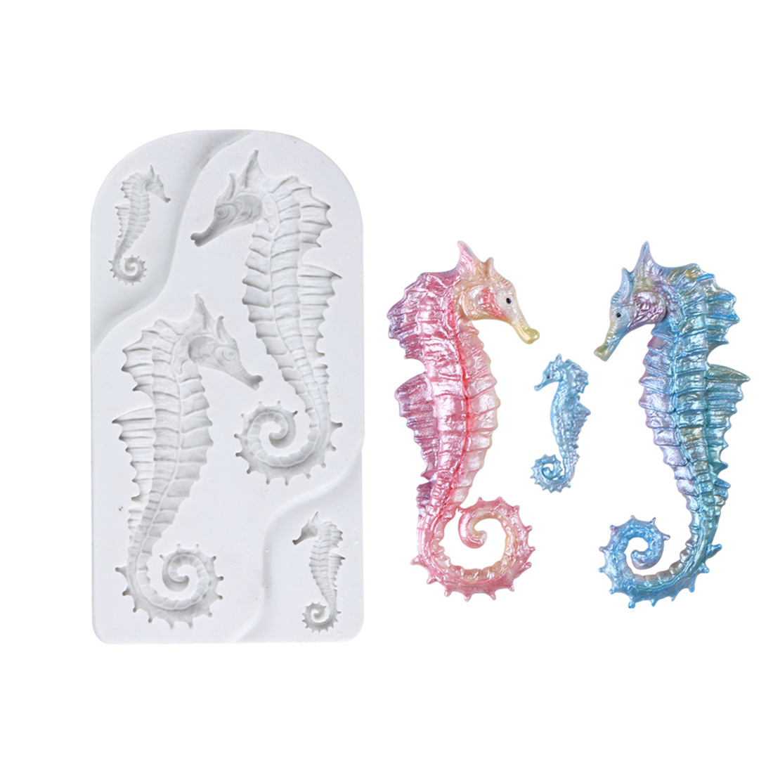 Food Grade Silicone Seahorse Mold Food Grade Silicone Seahorse Mold