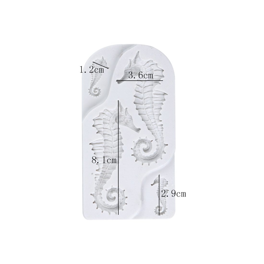 Food Grade Silicone Seahorse Mold Food Grade Silicone Seahorse Mold