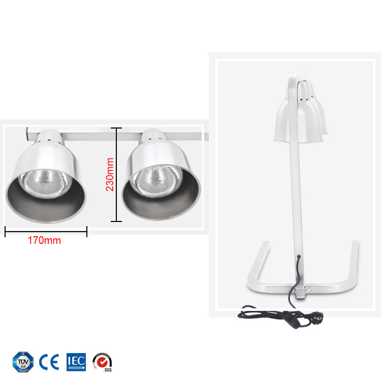 Food Heat Lamp Double-Headed Light Food Heat Lamp Double-Headed Light
