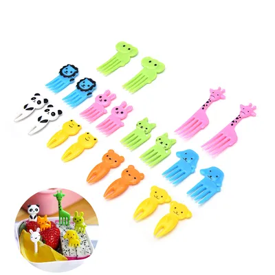 Food Picks Cute Animals Bento Picks (Set of 10)