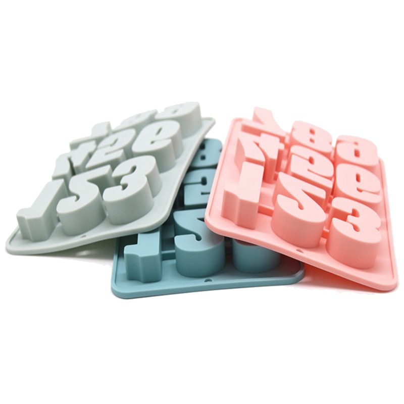 Food-Safe Silicone Number Mold Food-Safe Silicone Number Mold