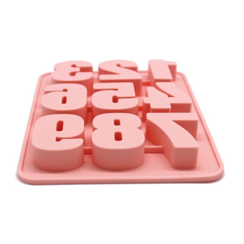 Food-Safe Silicone Number Mold Food-Safe Silicone Number Mold
