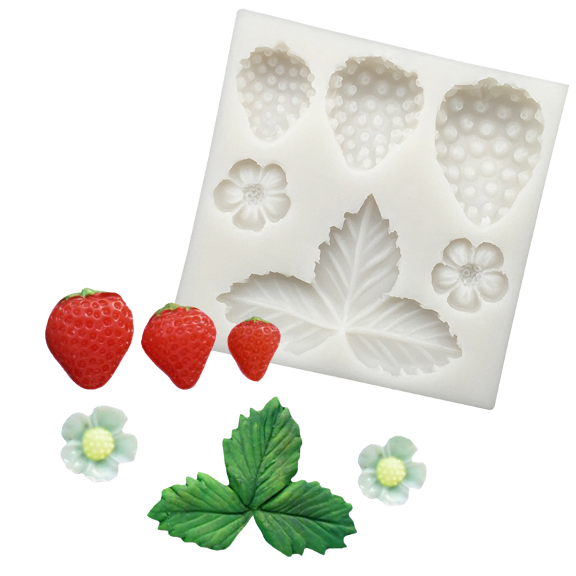 Food Safe Silicone Strawberry Mold