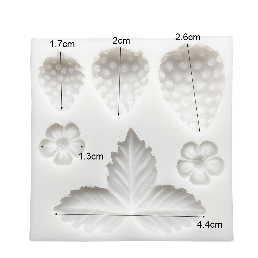 Food Safe Silicone Strawberry Mold