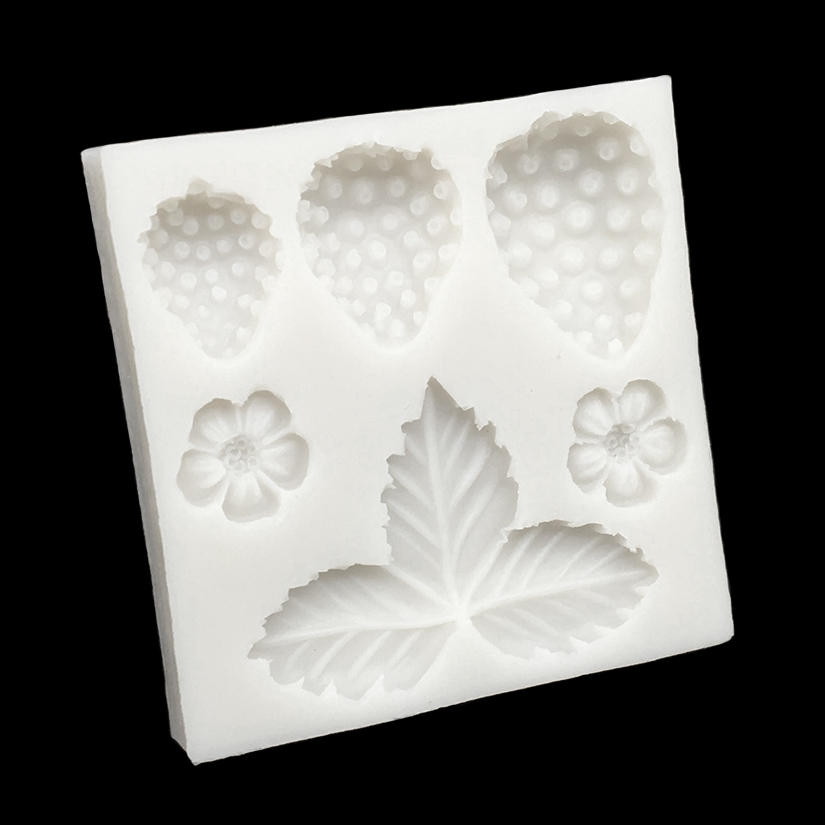 Food Safe Silicone Strawberry Mold