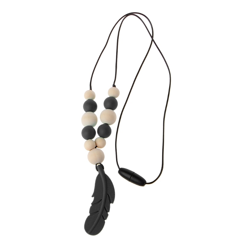 Food Safe Silicone Teething Bead Necklace Food Safe Silicone Teething Bead Necklace