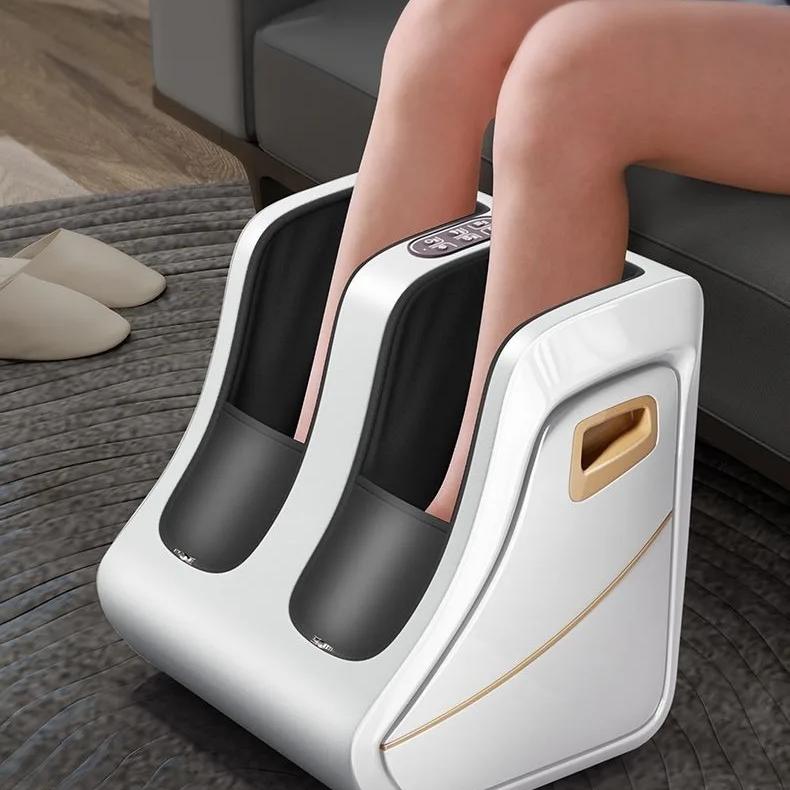 Foot and Calf Massager Heat Plantar Relief Circulation Shiatsu Deep Kneading Compression Adjustable for Women and Men Foot and Calf Massager Heat Plantar Relief Circulation Shiatsu Deep Kneading Compression Adjustable for Women and Men